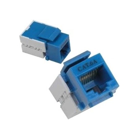 Unc Group Cat6A Utp Keystone Jack (Blue) KEYC6A-BLU